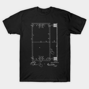 Window Vintage Patent Hand Drawing T-Shirt